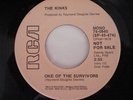 Kinks 45 record RCA promo One of the Survivors 74-0940