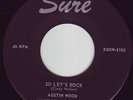 ROCKABILLY AUSTIN WOOD *SO LET'S ROCK* SURE 1959