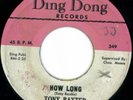 Tony Baxter and Manhattan Twisters Doowop Soul 45 HEAR