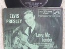 Elvis Presley-Love Me Tender-HTF USA 45+RARER GREEN PS