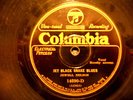 78RPM-JEWELL NELSON-COLUMBIA 14390-BEATIN ME BLUES-JAZZ