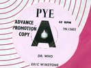 ERIC WINSTONE - DR WHO - ORIGINAL UK PYE DEMO 7