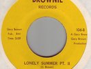 rare soul 45 GARY BROWN lonely summer  HEAR Brownie