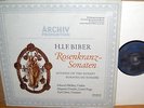 ARCHIV 2 LP BIBER Rosary Sonatas MELKUS SAPM 198 422/23