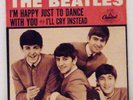 THE BEATLES 45 I'm happy just to dance with you 1964 PS