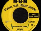 GARAGE PSYCH 45 THE SEEDS BAD PART OF TOWN MGM DJ HEAR