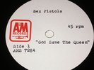 SEX PISTOLS GOD SAVE THE QUEEN ACETATE 7