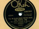Okeh 41504 Louis Armstrong Orch RASCAL YOU 1931 EE+