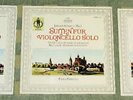 Bach Solo Cello* Fournier* 3 Lp Archiv Audiophile -Mint