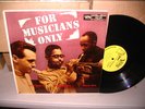 Gillespie/Getz/Stitt-For Musicians Only LP on Verve