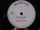 Caruso Victor Celeste Aida Test Pressing 91007 78rpm