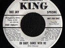 ROCKABILLY 45 GENE STEWART OH BABY DANCE WITH ME HEAR