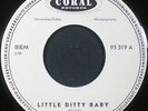 DON WEBB Little Ditty Baby 45 Coral Weisslabel Promo NM
