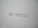 BEATLES WHITE ALBUM, SLEEVE ONLY, LOW NUMBER 0073152