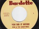 DON & THE GOODTIMES You Did It Before GARAGE MOD DANCER