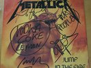 METALLICA - JUMP IN THE FIRE, SIGNED BY CLIFF BURTON