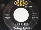 The Carlos Brothers 45 rare chicano soul on Zen promo
