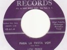 Lou Perez Para La Fiesta Voy Rare Latin Pachanga LISTEN