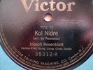 1913 TITANIC SONG JEWISH Cantor Joseph Rosenblatt 78