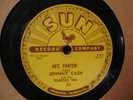 JOHNNY CASH Hey Porter SUN 221 Cracked