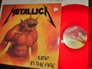 METALLICA uk red vinyl EP Jump In The Fire MUSIC FOR NA
