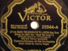 TOMMY DORSEY Beginner's Luck VICTOR SCROLL 78 25544