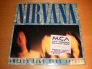 Nirvana Smells Like Teen Spirit UK Promo 45 p/s EX+