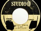 I'M & DAVID Money Maker STUDIO ONE Records REGGAE 45