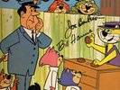 Top Cat TV strack LP signed by Hanna &  Barbera