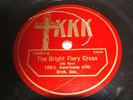 KKK Ku Klux Klan RARE 78 record The Bright Fiery Cross