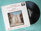 DECCA SXL 2067 Solti MENDELSSOHN'Italian' +SCHUBERT 5th