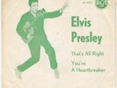 ELVIS PRESLEY That's All Right  Denmark p/s 45