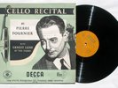 PIERRE FOURNIER CELLO RECITAL DECCA UK FFRR NICE COPY..