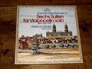 BACH 6 Cello suites FOURNIER  box Archiv stereo  nm+