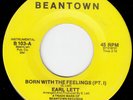 EARL LETT Born With The Feelings RARE DEEP FUNK 45 Hear