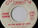 rare Soul 45 KENNY RANKIN in the name of love COLUMBIA