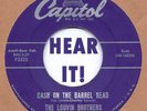 Rockabilly: LOUVIN BROTHERS-Cash On THe Barrelhead BOP