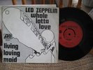 LED ZEPPELIN IMPORT 45 & PICTURE SLEEVE ATLANTIC 2690