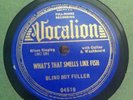 BLIND BOY FULLER   Vocalion 04519   RARE BLUES 10