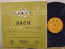 Bach Art of the Fugue Scherchen Decca LXT 2503-05 VG++