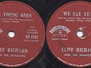 CLIFF RICHARD & THE SHADOWS The Young Ones 78 RPM Phils