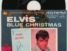 ELVIS PRESLEY | blue christmas | 45 & PICTURE SLEEVE