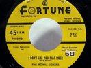 THE ROYAL JOKERS sweet little angel FORTUNE 840 DOO WOP
