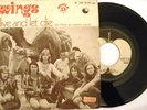 Wings LIVE AND LET DIE 7/45 Portugal Beatles