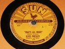 Elvis Presley  Original Sun 78's 