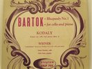 Bartok Kodaly Cello Janos Starker Program