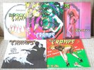 Cramps-4 45 Set-New Rose-Faster Pussycat-Gorehound-NICE