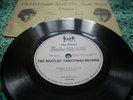 BEATLES CHRISTMAS FAN-CLUB FLEXI 1963 1ST TEXTURED RARE