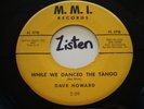 Popcorn Soul 45 Dave Howard MMI Danced The Tango ORIG