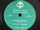 NATHAN ABSHIRE TO HITS O' LOUISIANA 110 CAJUN 78 RPM E+